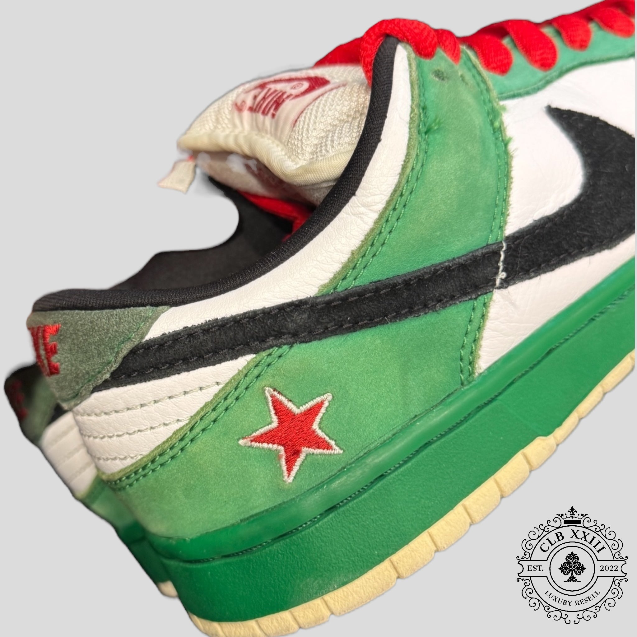 Nike SB Dunk Low Preowned Heineken