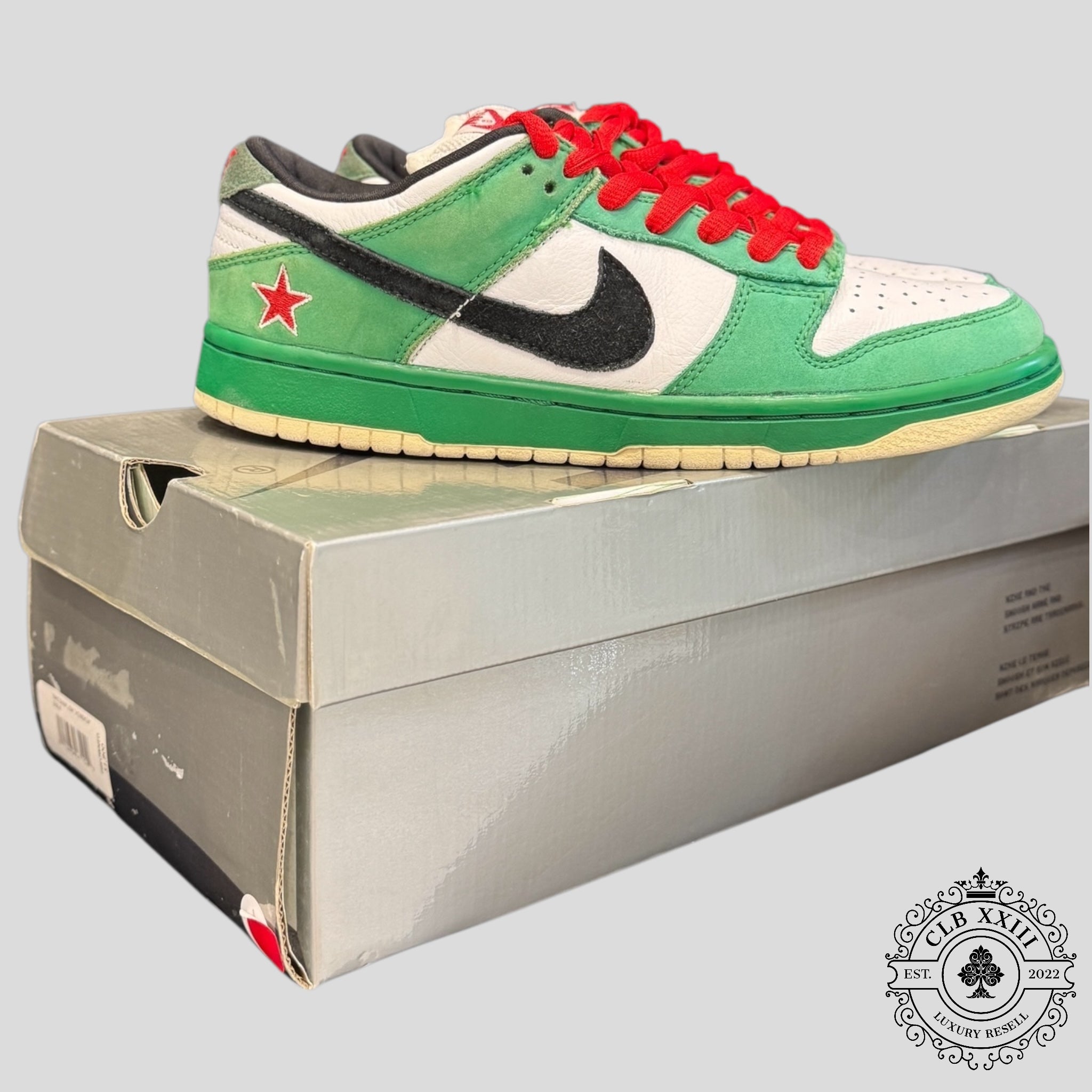 Nike SB Dunk Low Preowned Heineken