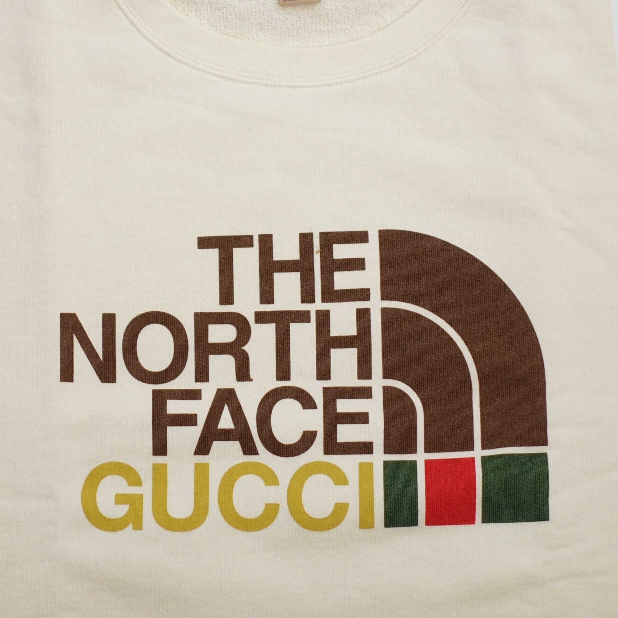 Gucci x the North Face Crewneck Sweater in Beige