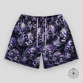 Bravest Studios Skully Shorts in Purple
