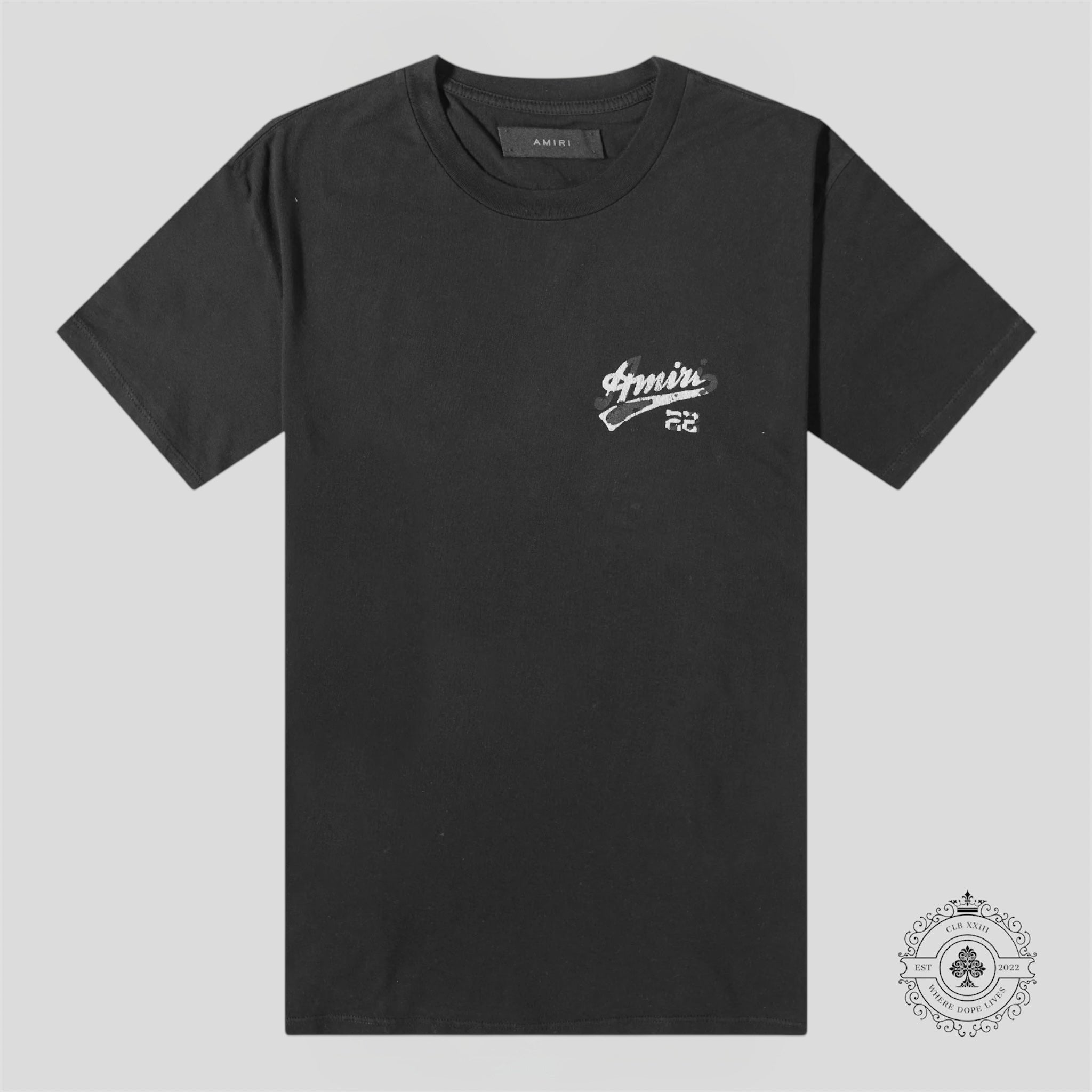 Amiri 22 Jersey Tee in Black