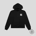 Amiri Crystal Embellished Ma Hoodie in Black
