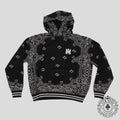 Amiri Bandana Basketball Hoodie in Black