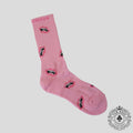 Chrome Hearts Matty Boy Chomper Socks in Pink