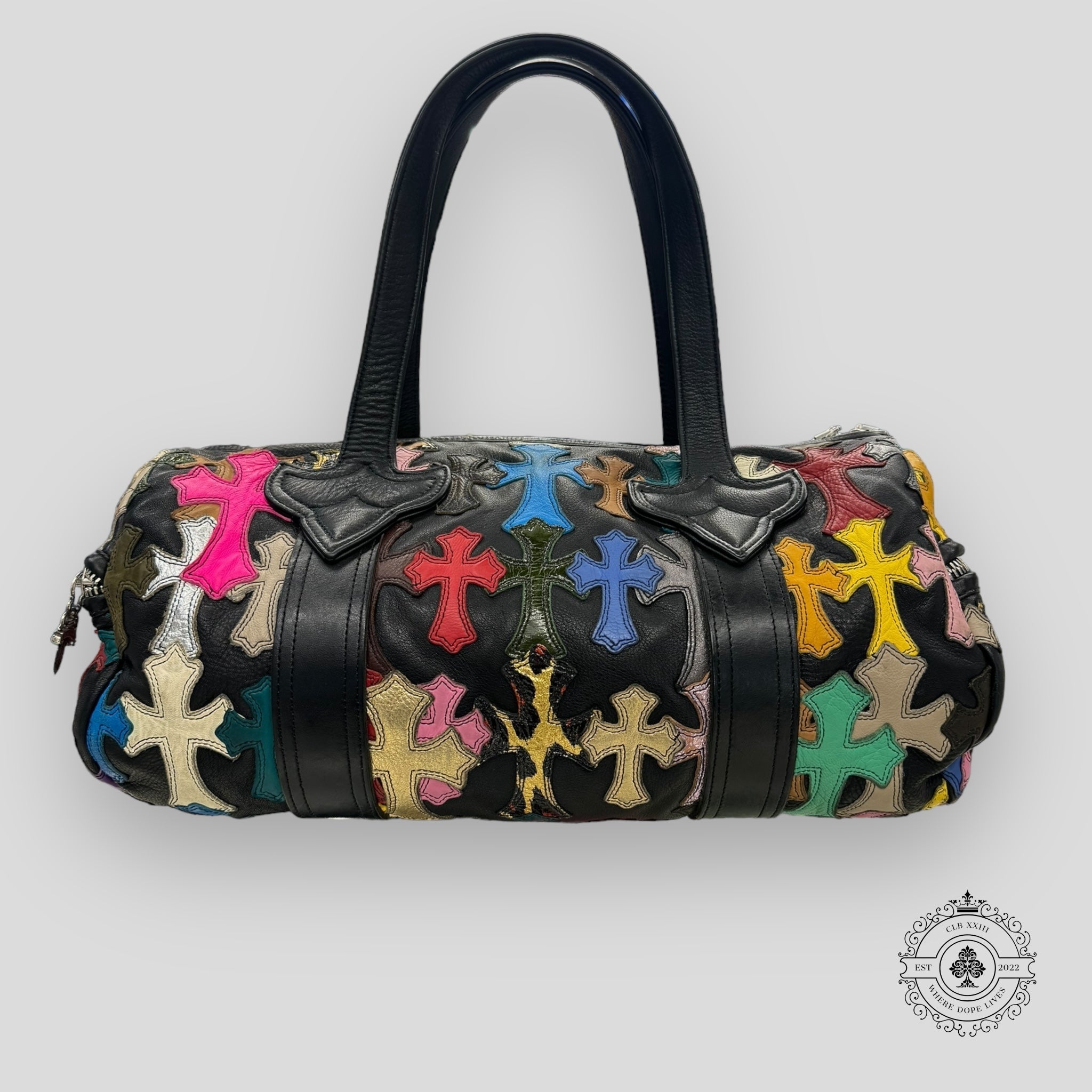 Chrome Hearts Multi-Color Cross Patch Mini Duffle