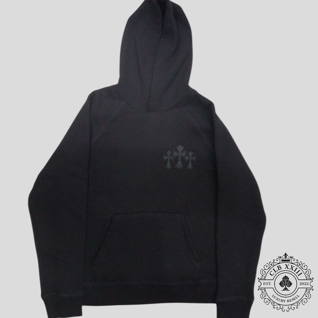 Chrome Hearts Cemetery Cross Seven-11 Hoodie in Black