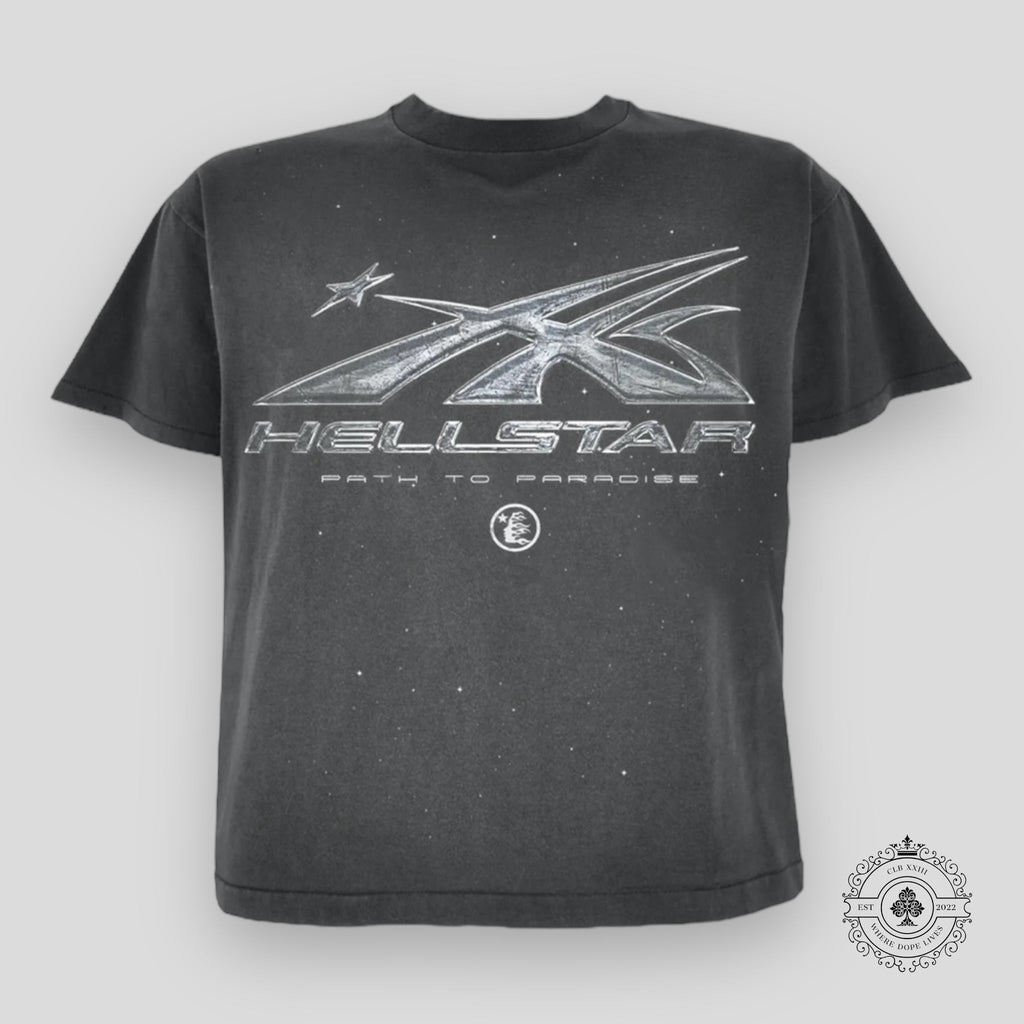Hellstar Chrome Logo T-Shirt in Black