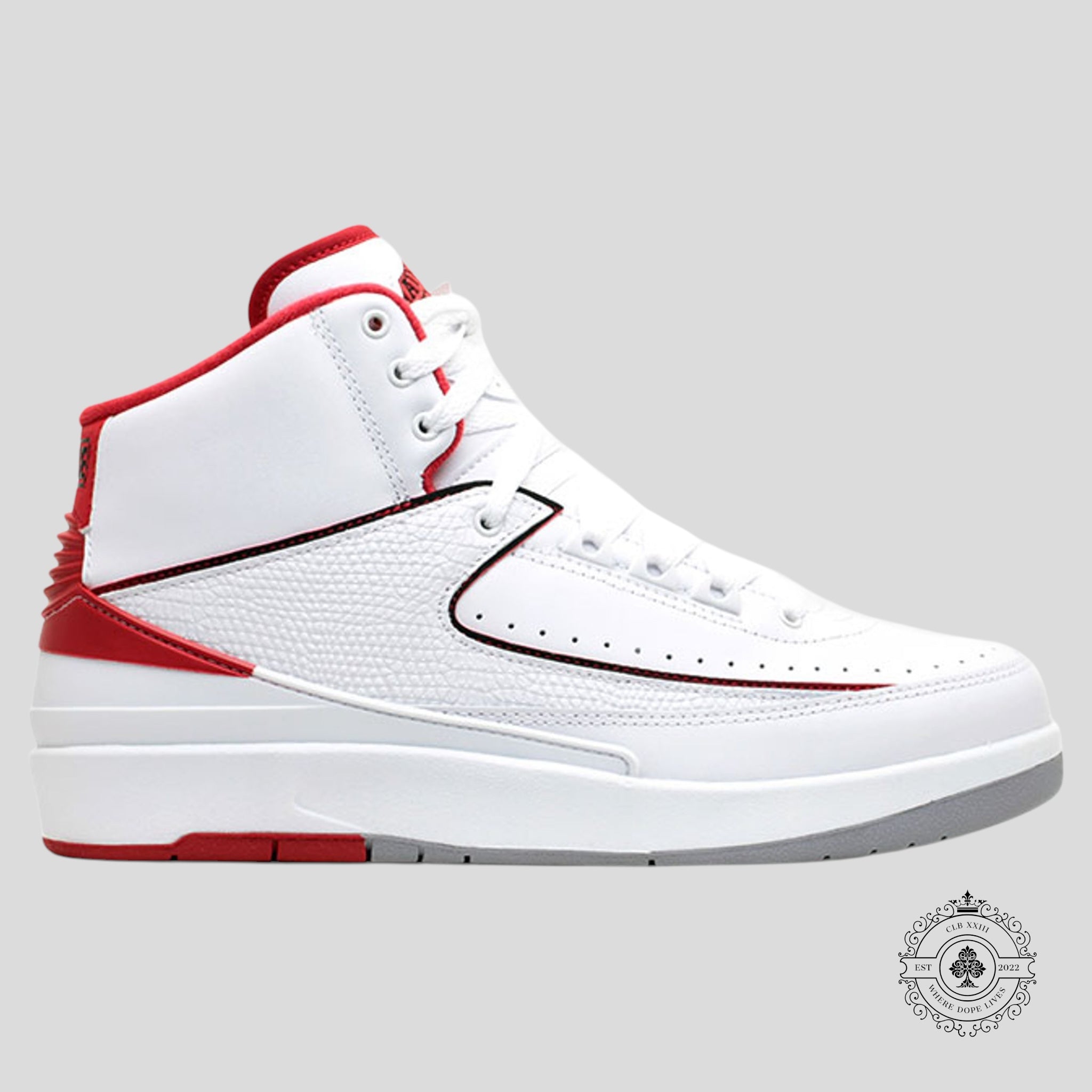 Air Jordan 2 Retro White Red 2014