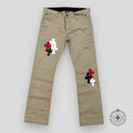 Chrome Hearts Cross Patch Chino Pants in Tan