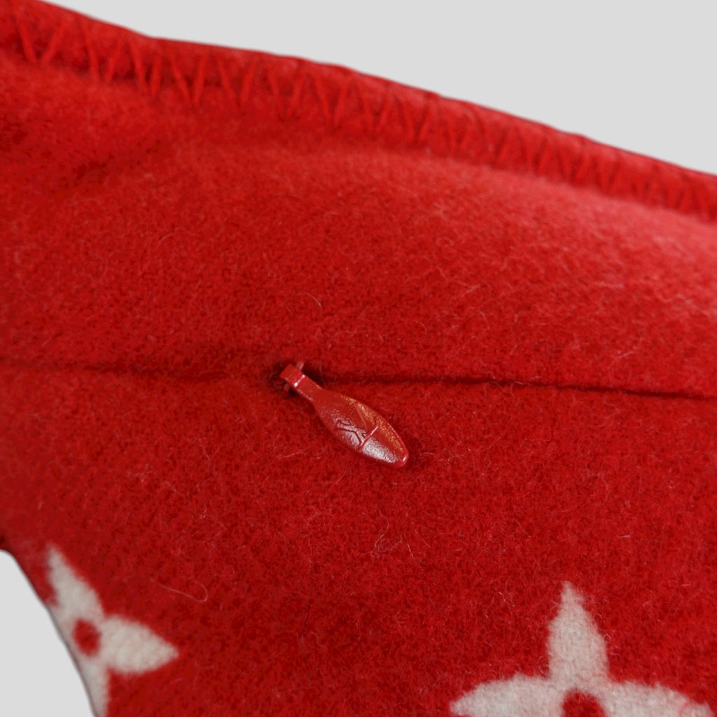 Louis Vuitton X Supreme Cashmere Pillow