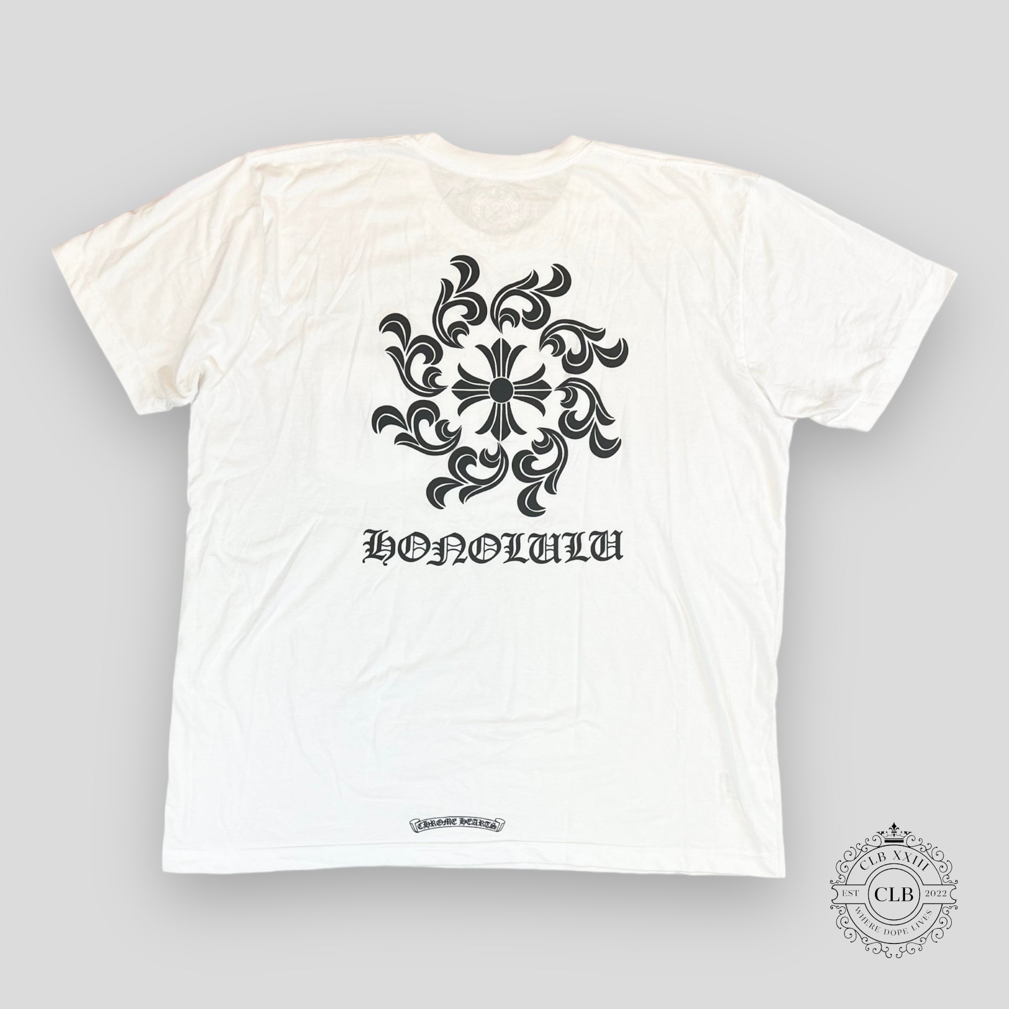 Chrome Hearts Honolulu Short Sleeve T-Shirt - White