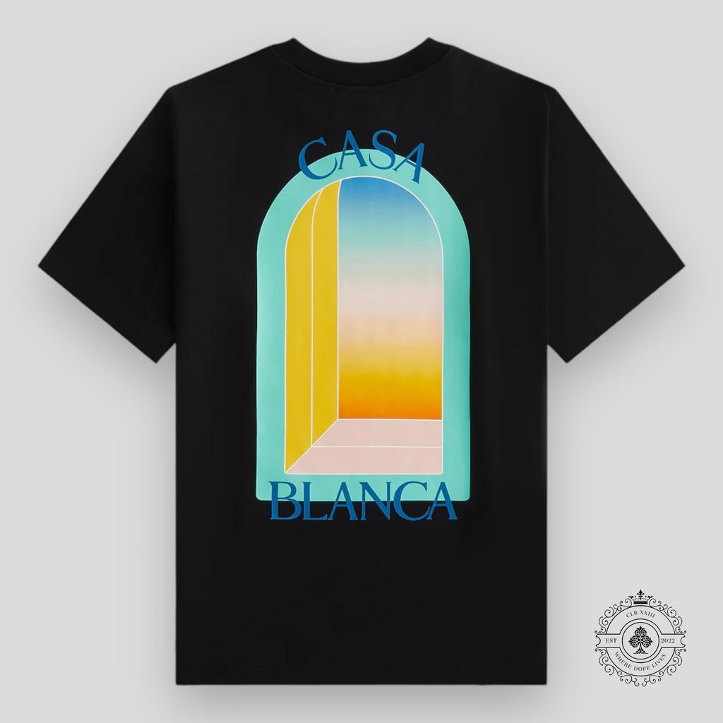 Casablanca L'arc Colore Tee in Black