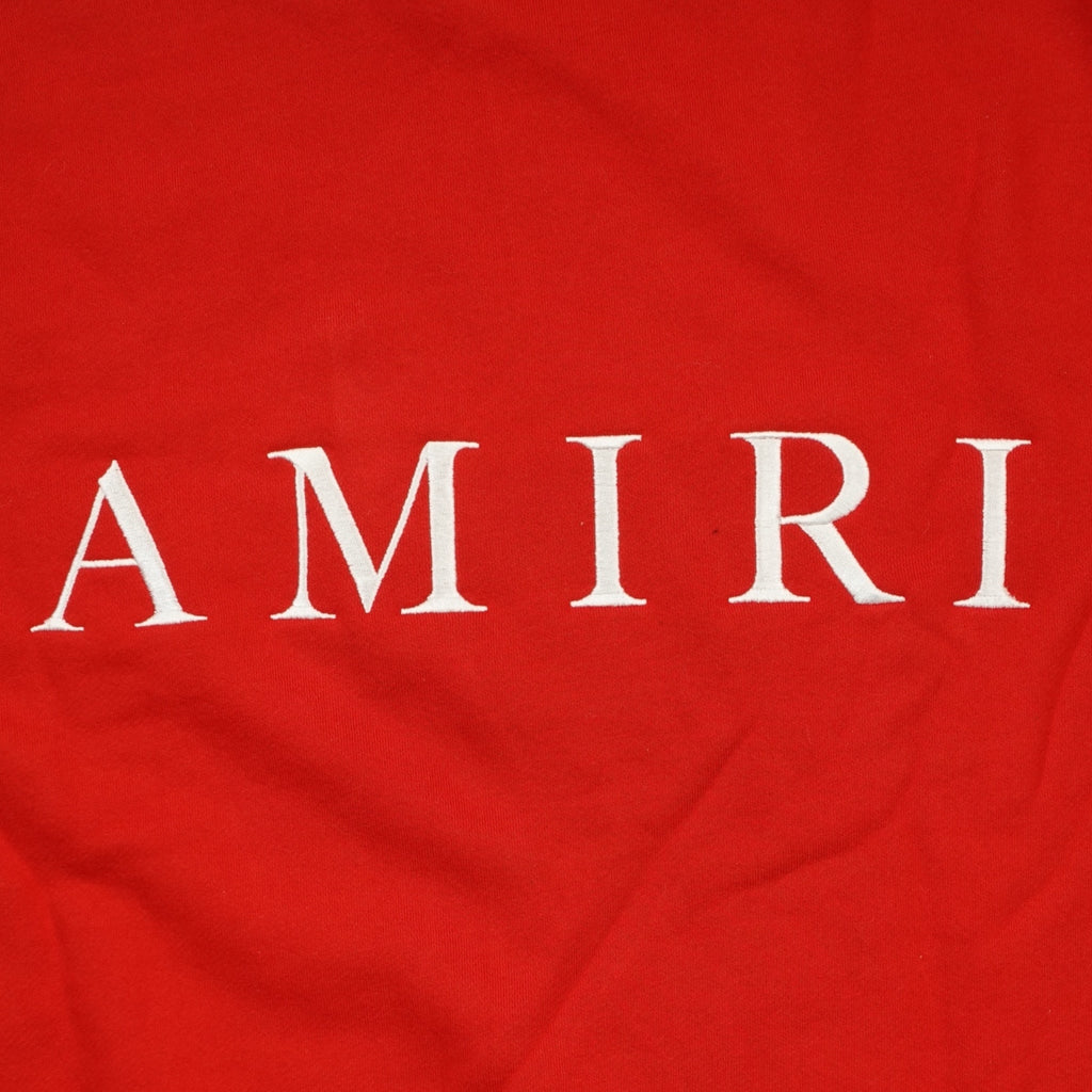 Amiri Ma Logo Crewneck in Red