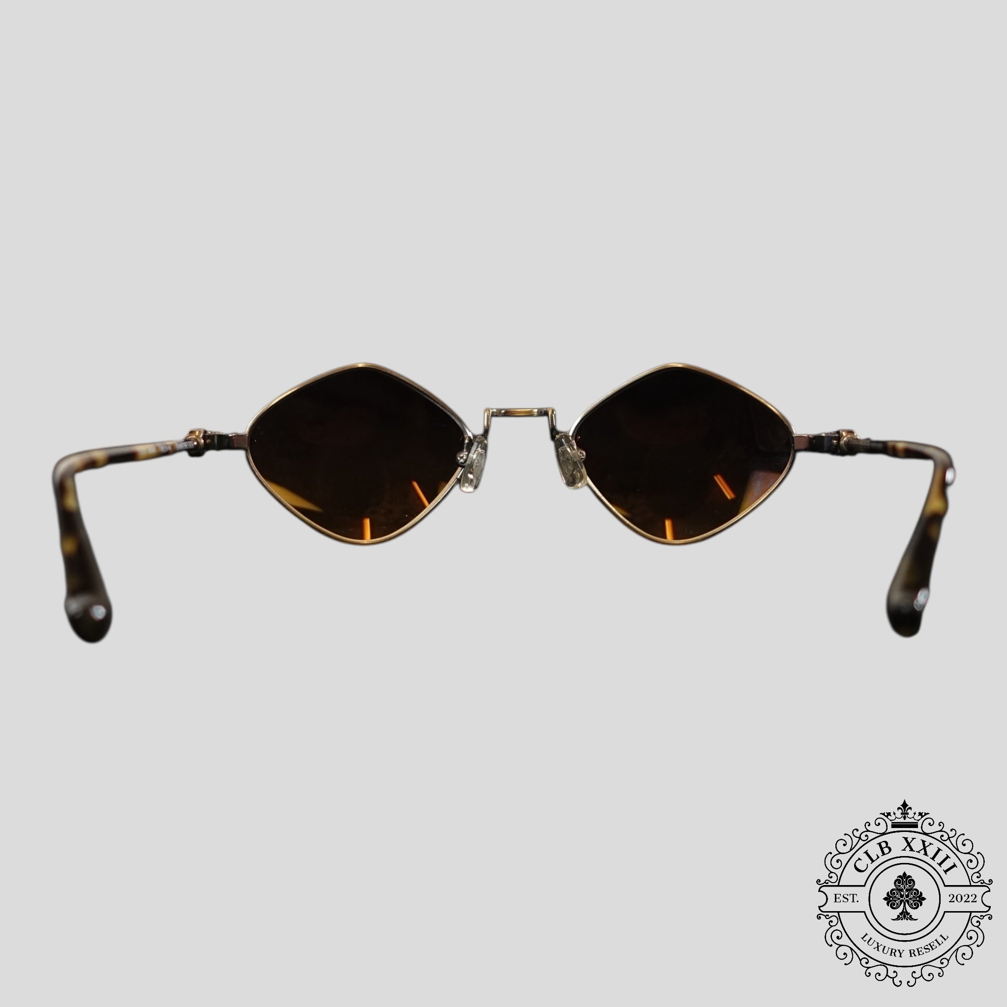 Chrome Hearts Diamond Dog Sunglasses in Tortoise