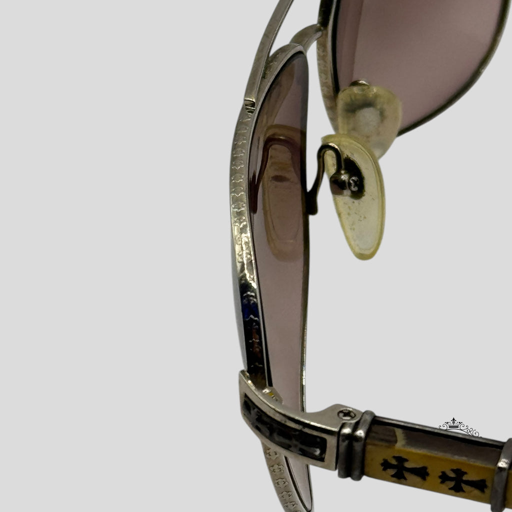 Chrome Hearts the Beast I Sunglasses in Silver
