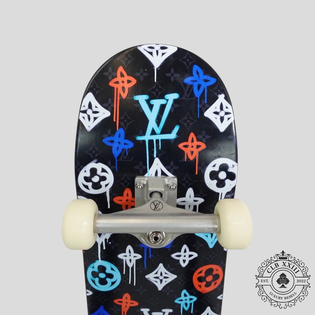 Louis Vuitton Graffiti Monogram Skateboard