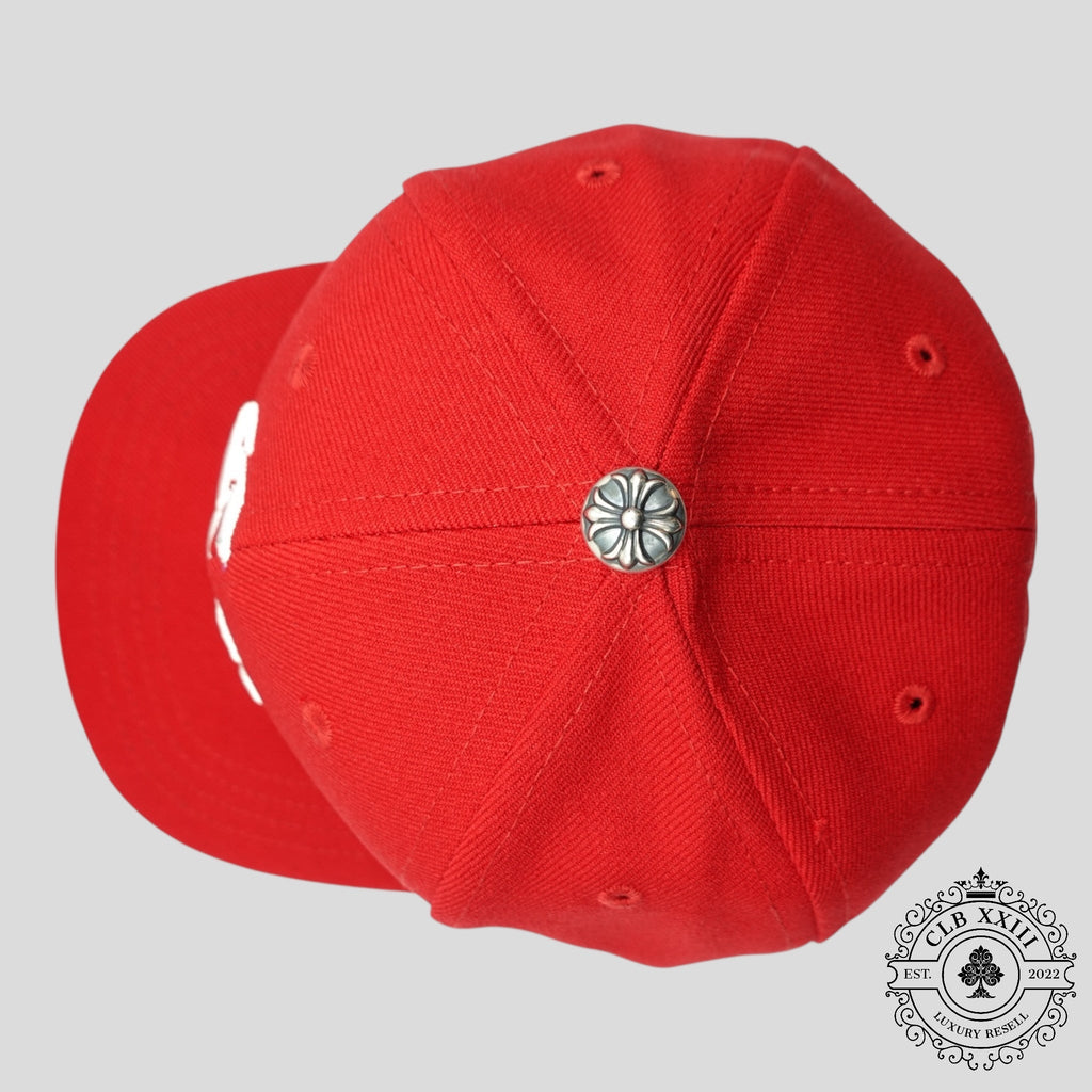 Chrome Hearts CH Embroidered Hat in Red