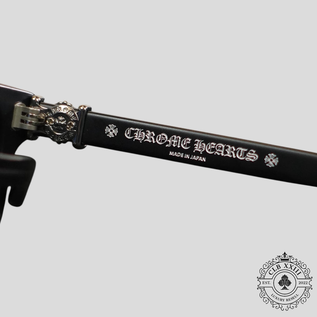 Chrome Hearts Grim Glasses in Matte Black