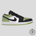 Air Jordan 1 Low Snakeskin Vivid Green Women's