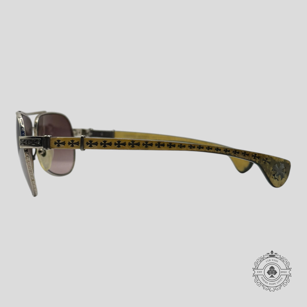 Chrome Hearts the Beast I Sunglasses in Silver