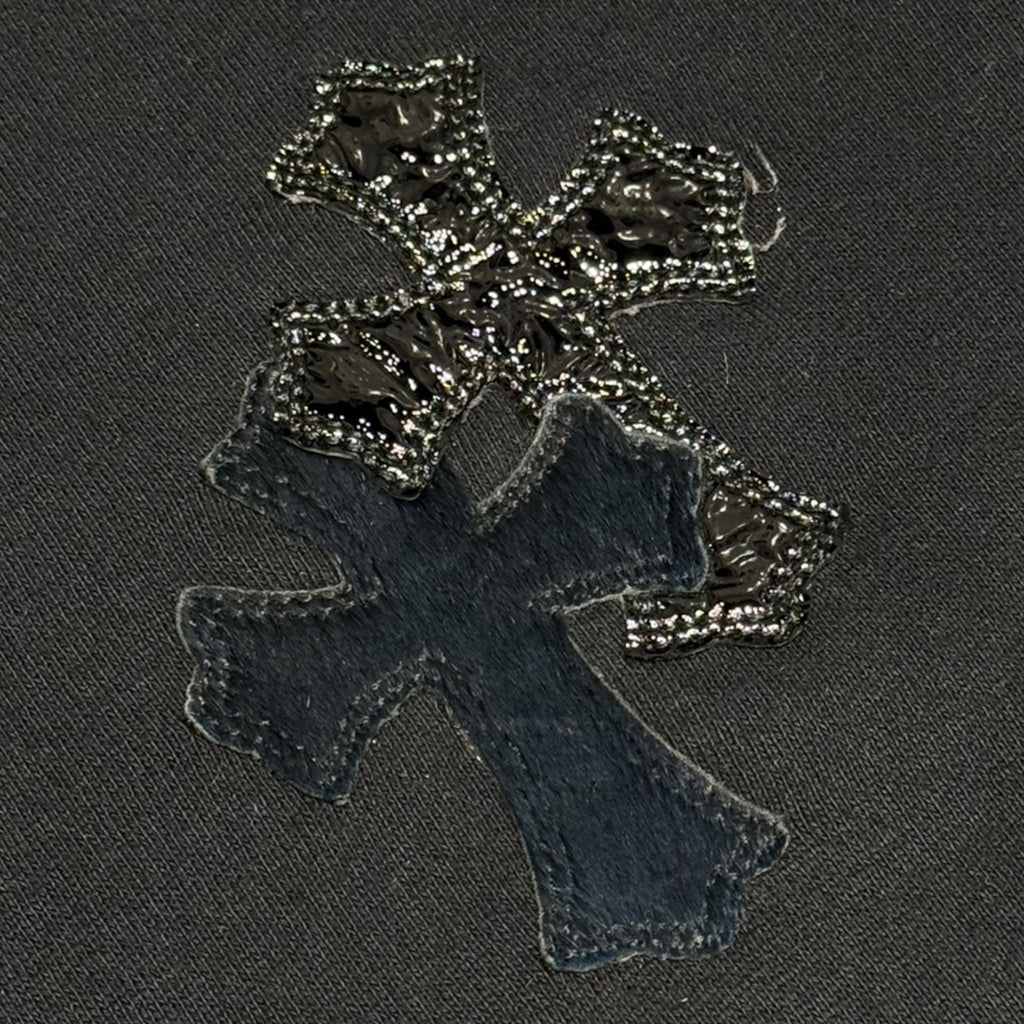 Chrome Hearts Cross Patch Sweatpants in Black