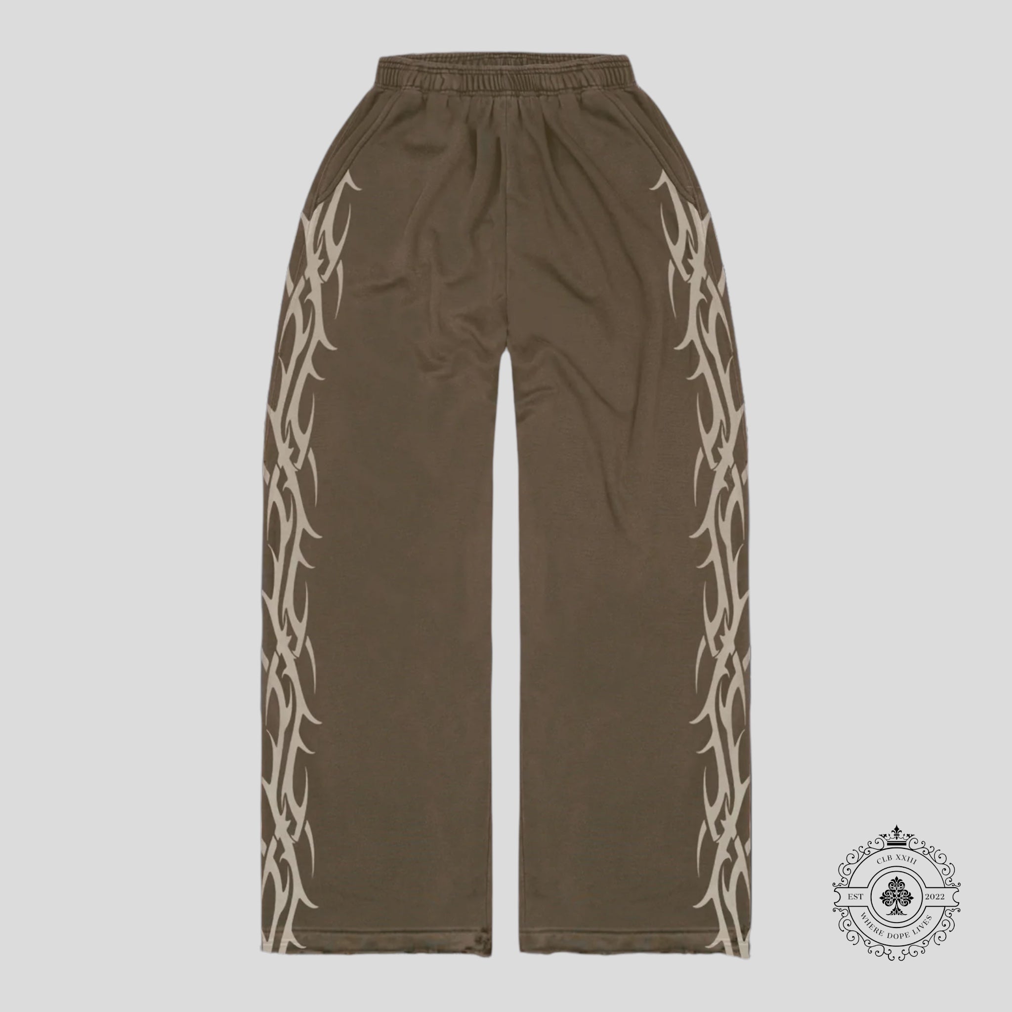Bravest Studios Tribal Sweatpants in Brown