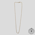 Chrome Hearts 22K Gold Twist 20 Inch Necklace