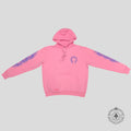 Chrome Hearts Horseshoe Logo Hoodie in Pink / Blue