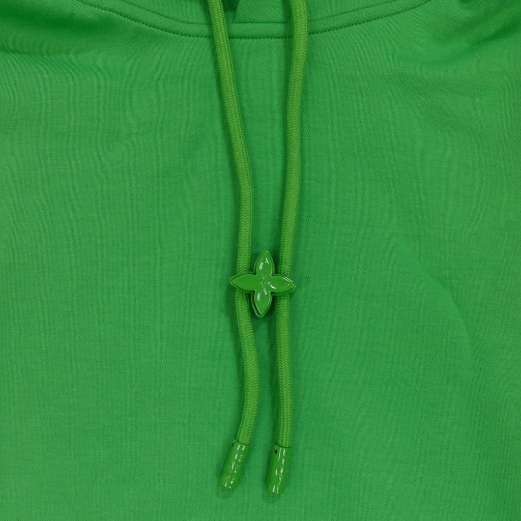 Louis Vuitton Monogram Flower Metal Stopper Hoodie in Green
