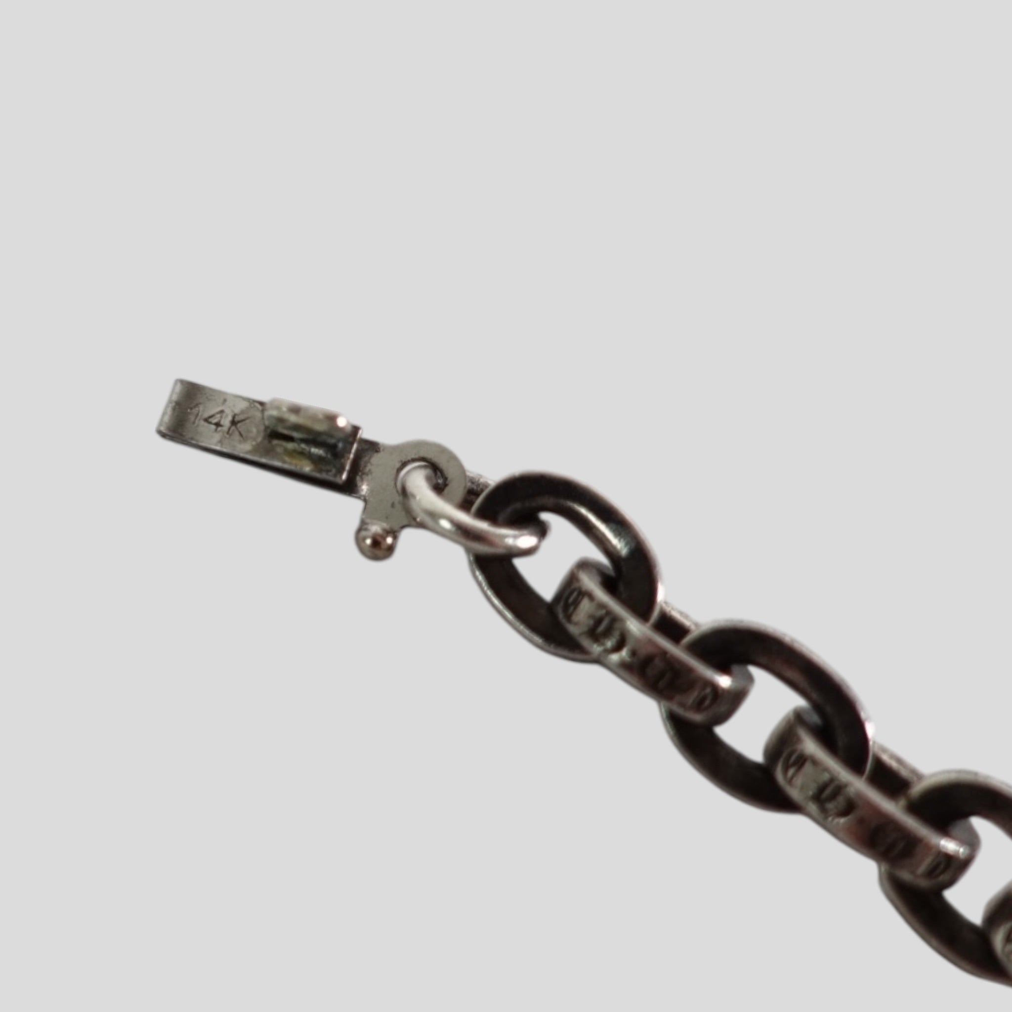 Chrome Hearts Paper Chain Necklace 24 in Silver