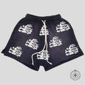 Hellstar Skull Shorts in Black