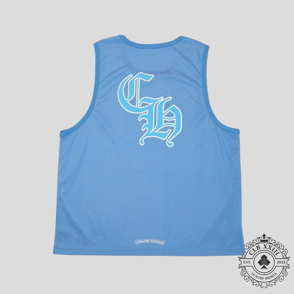 Chrome Hearts Chrome Hearts Reversible 33 Mesh Jersey in Blue