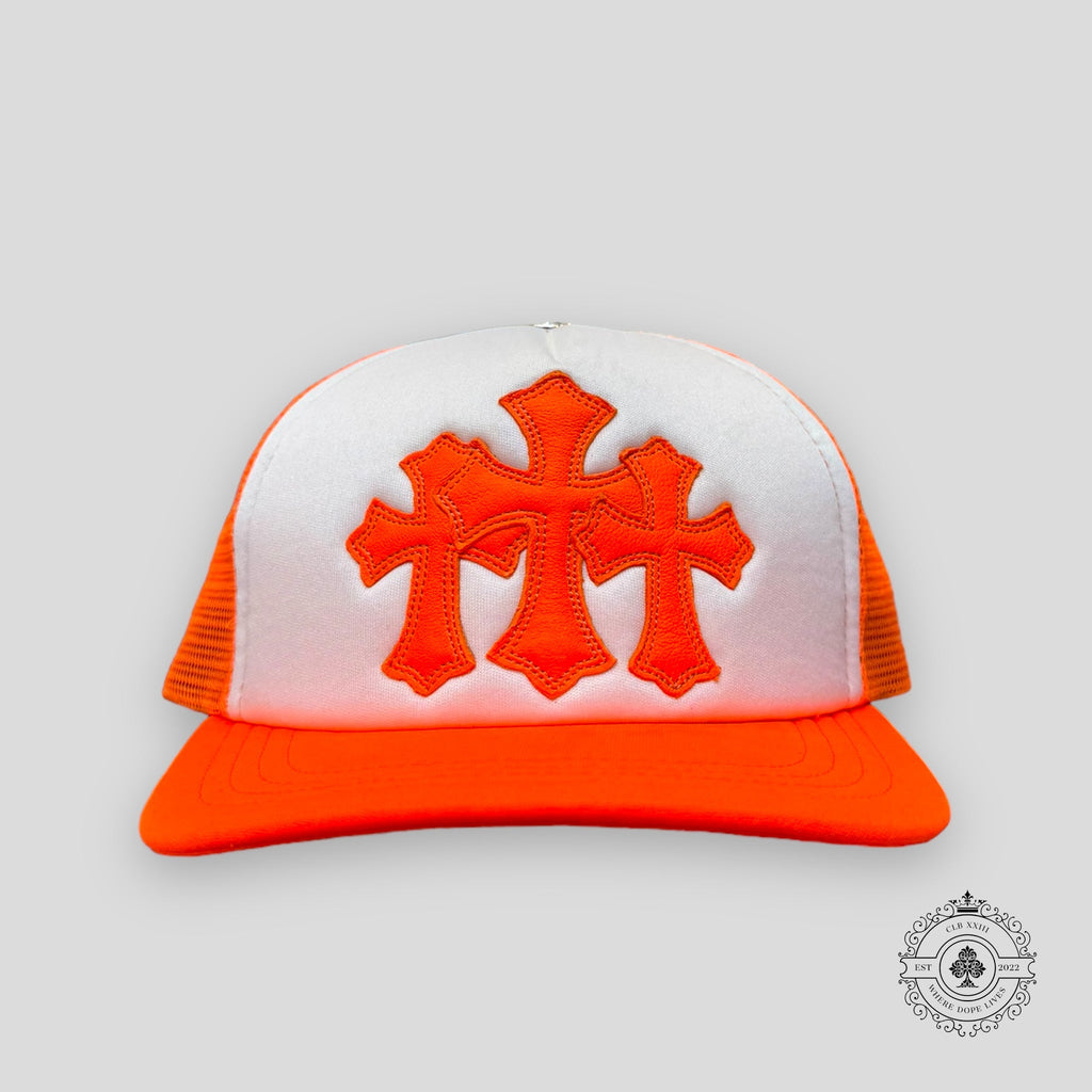 Chrome Hearts Miami Exclusive Trucker Hat in Orange