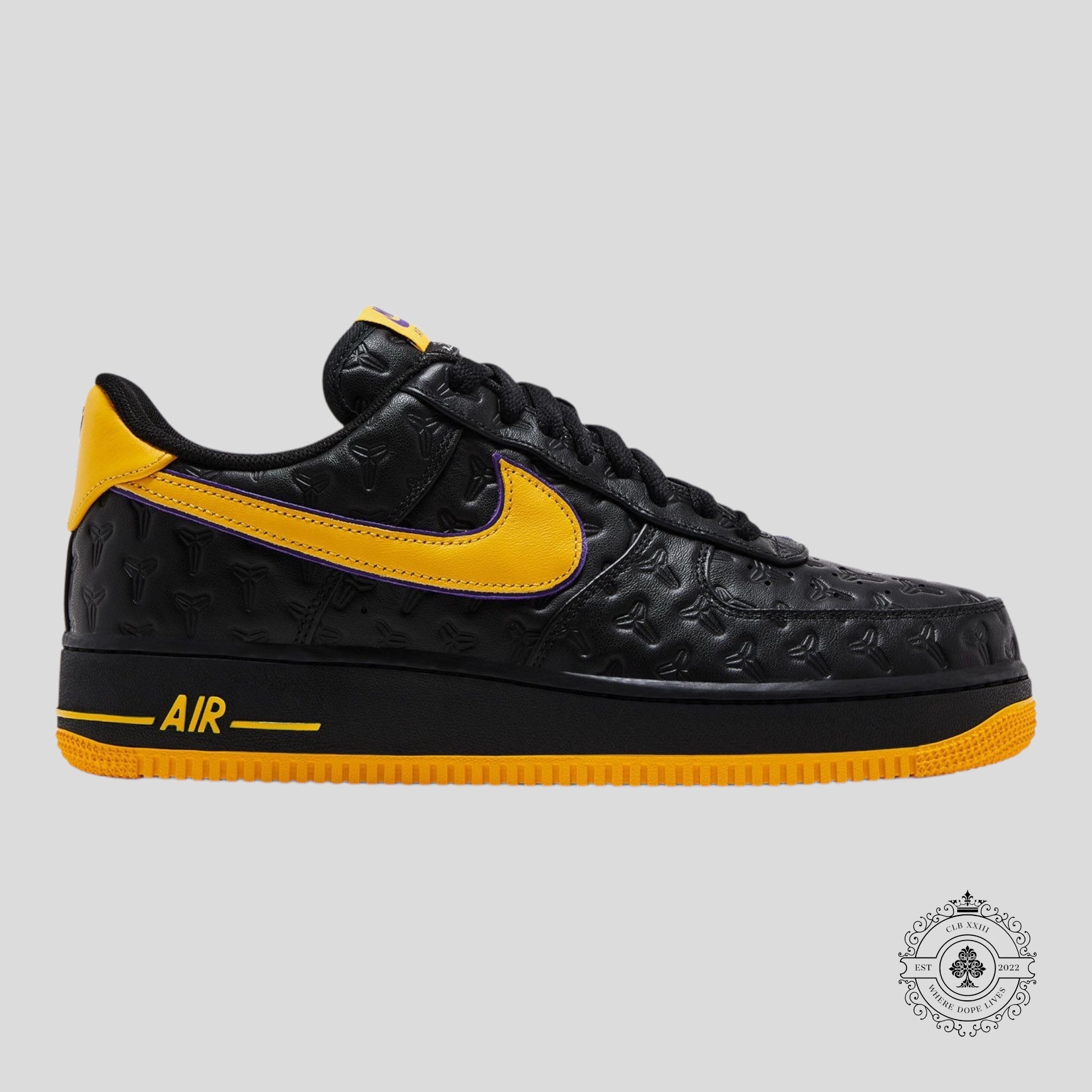 Nike Air Force 1 Low Kobe Bryant Lakers Away Numbered Edition of 8,000