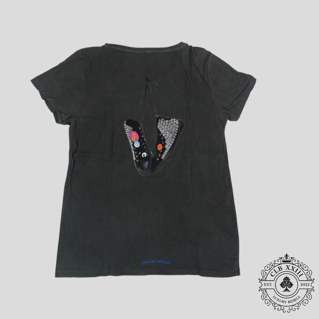 Chrome Hearts Women's Converse Tee in Black