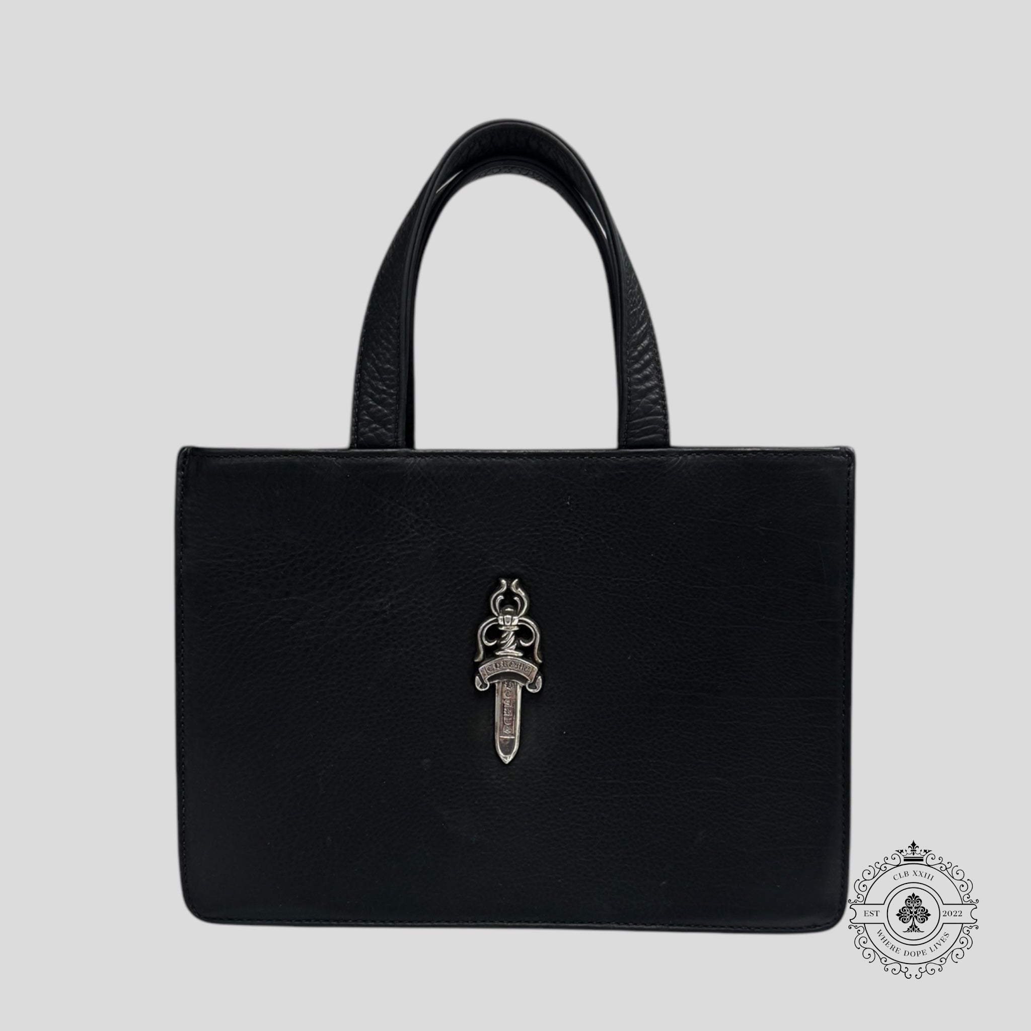 Chrome Hearts Mini Dagger Embellished Leather Tote