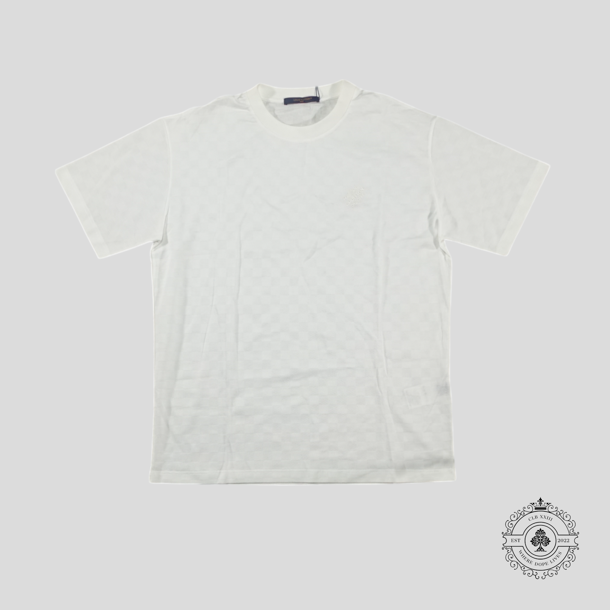 Louis Vuitton Damier Signature T-Shirt in White