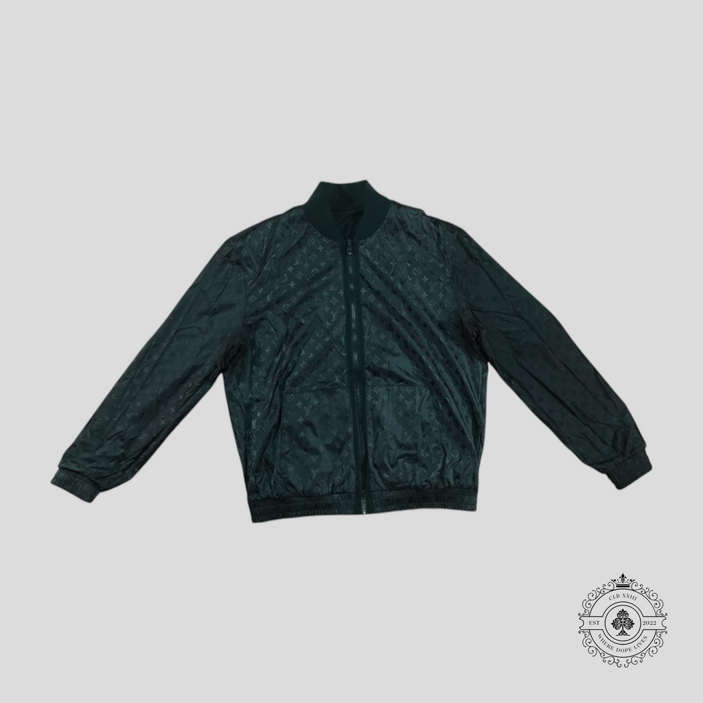 Louis Vuitton Monogram Reversible Light Bomber in Green