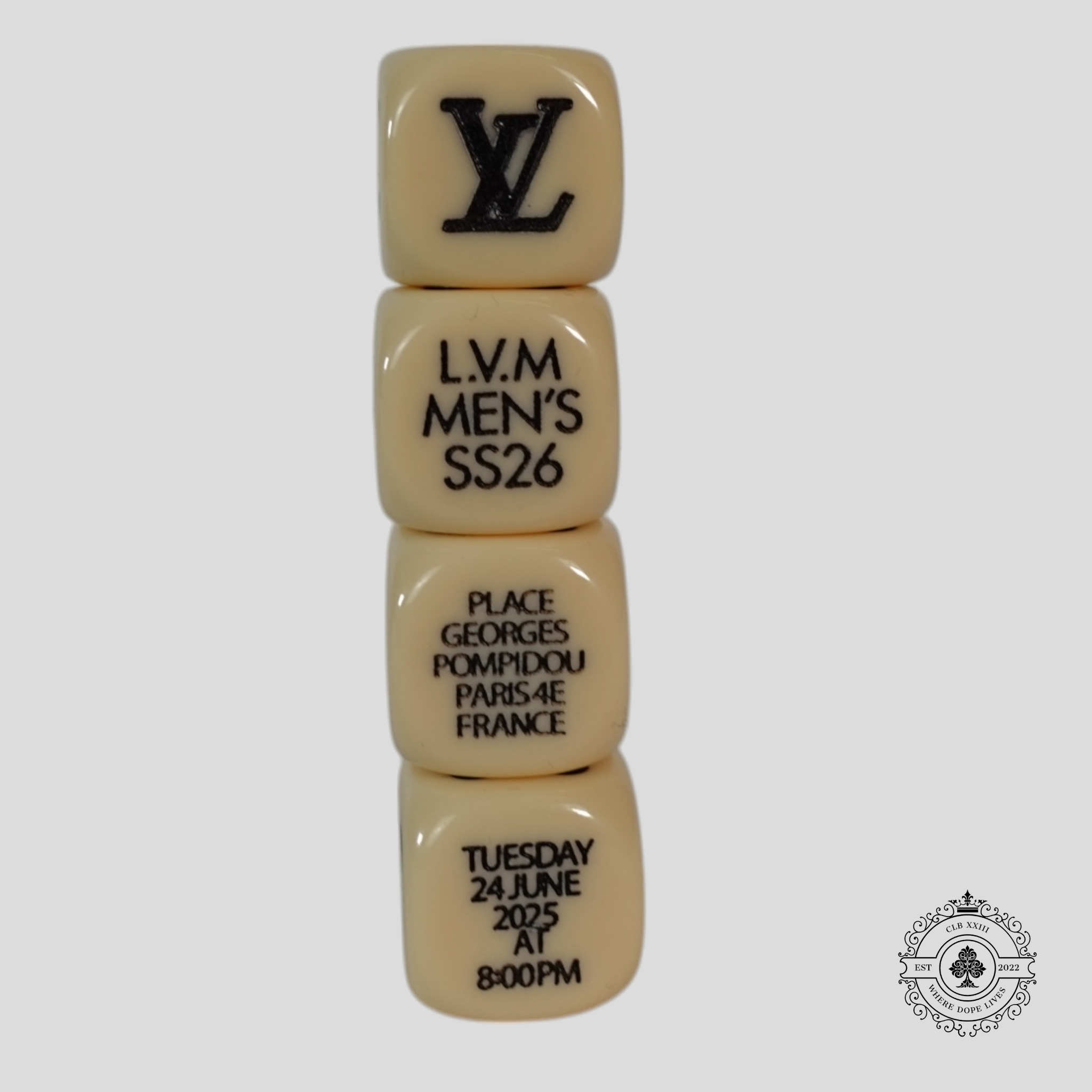 Louis Vuitton SS26 Dice Set