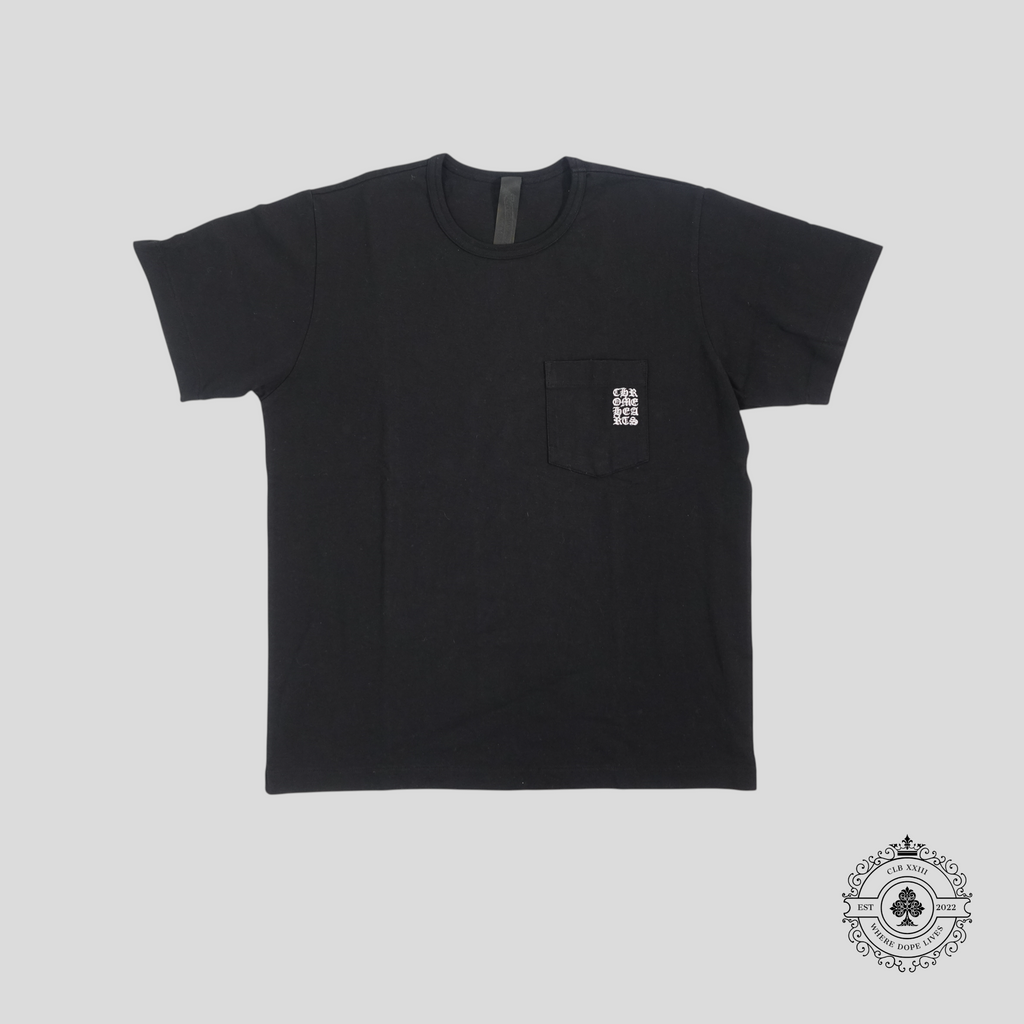 Chrome Hearts Embroidered Pocket Tee in Black