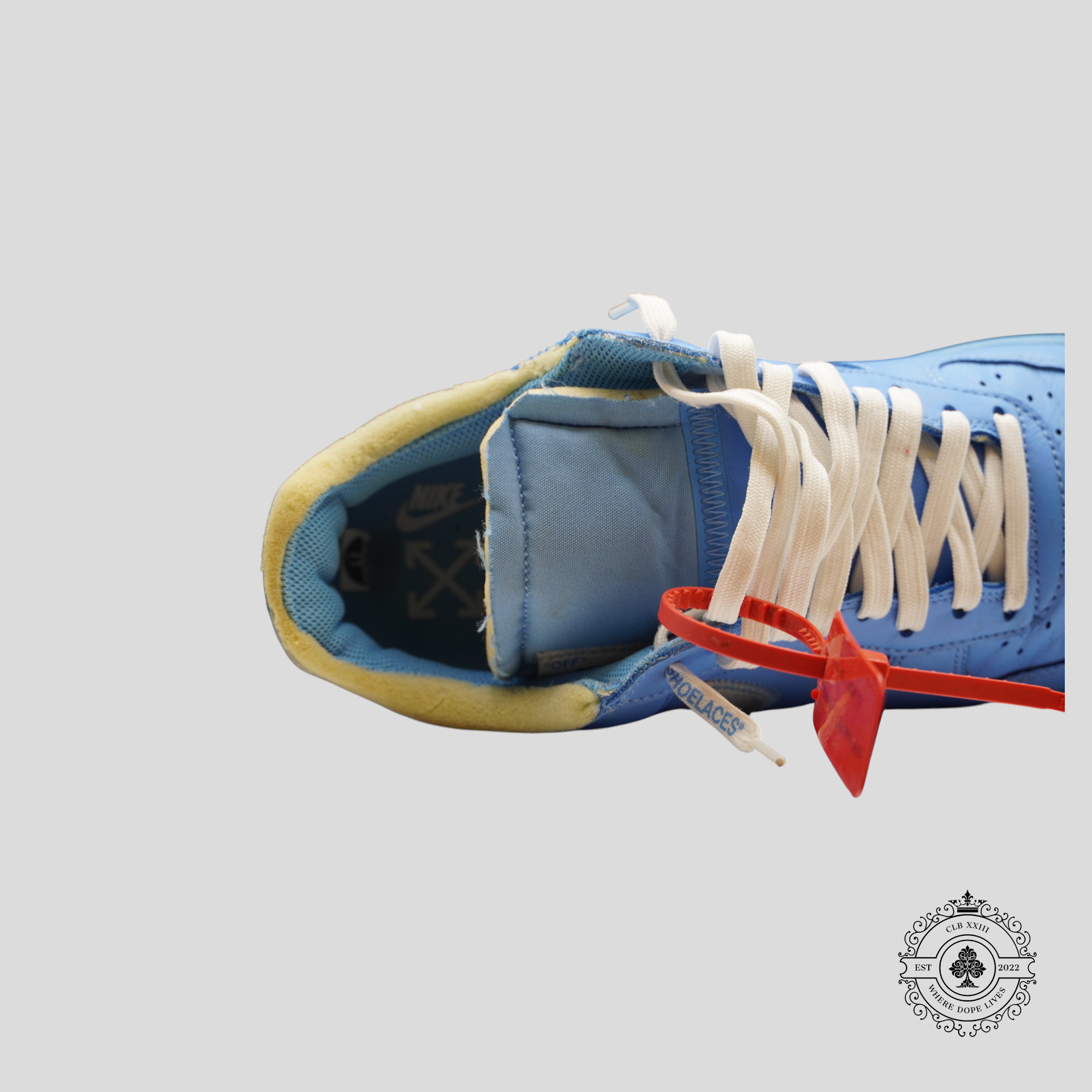 Nike Air Force 1 Low Off-White Mca University Blue - Preowned