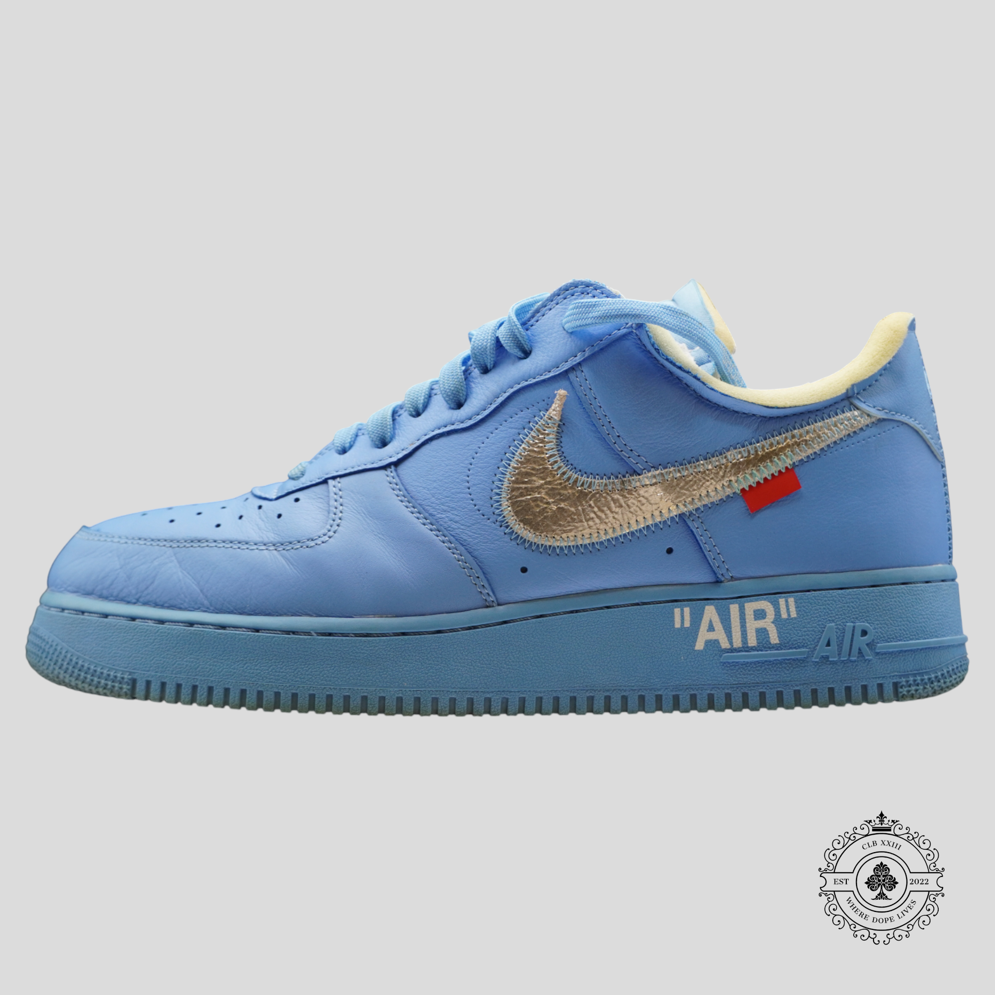 Nike Air Force 1 Low Off-White Mca University Blue - Preowned