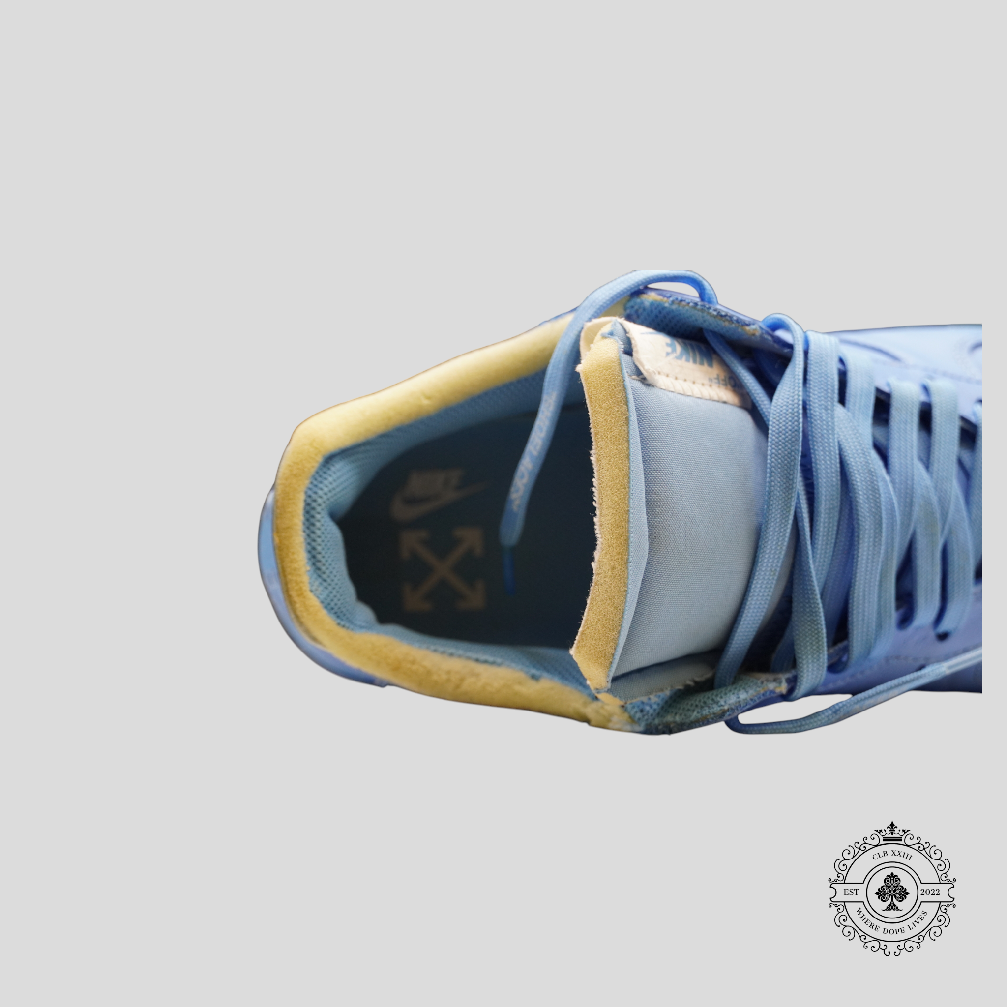 Nike Air Force 1 Low Off-White Mca University Blue - Preowned