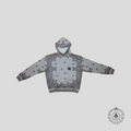 Amiri Knitted Bandana Jacquard Basketball Hoodie in White