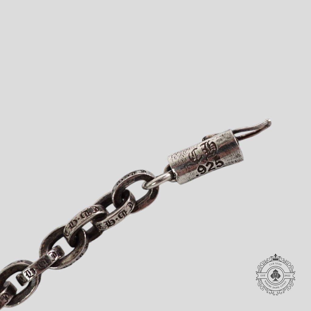 Chrome Hearts Paper Chain Necklace 24 in Silver