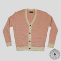Amiri Fuzzy Wool Cardigan in Pink