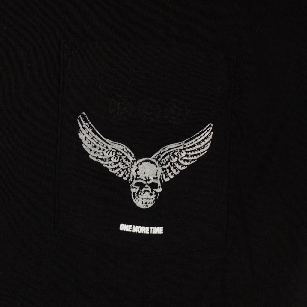 Chrome Hearts Foti Harris x Aerosmith Pocket Tee in Black