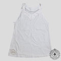 Chrome Hearts Leather Plus Patch Tank Top in White