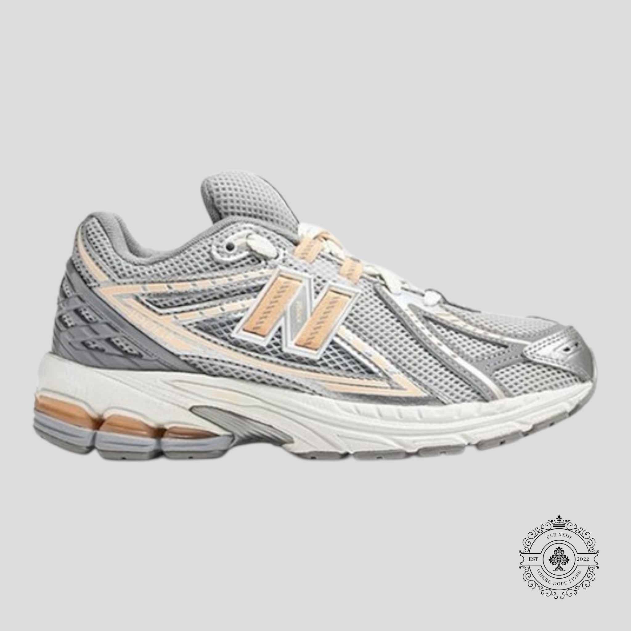 New Balance 1906R Silver Metallic Peach GS
