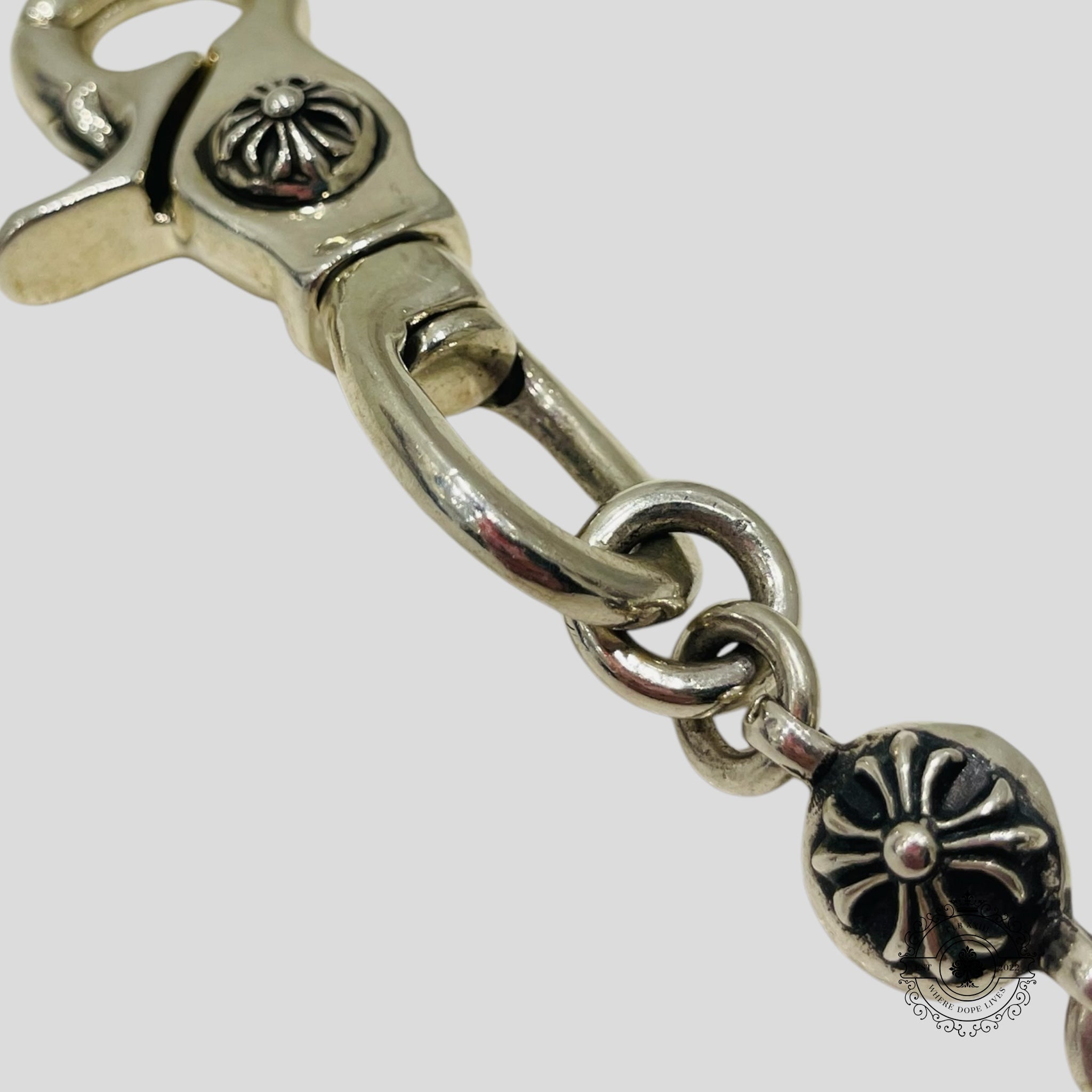 Chrome Hearts Plus Ball Short Wallet Chain